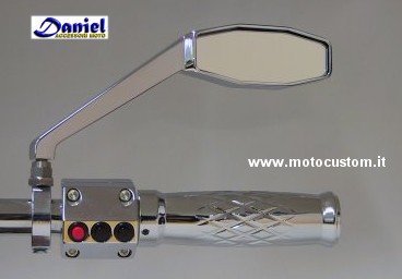 Specchio GrayIndian cod 4000N, Daniel accessori moto