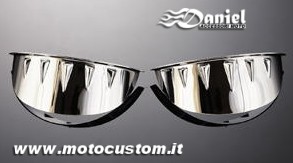 visiera con righe piccola (2x) cod 66 061, Daniel accessori moto